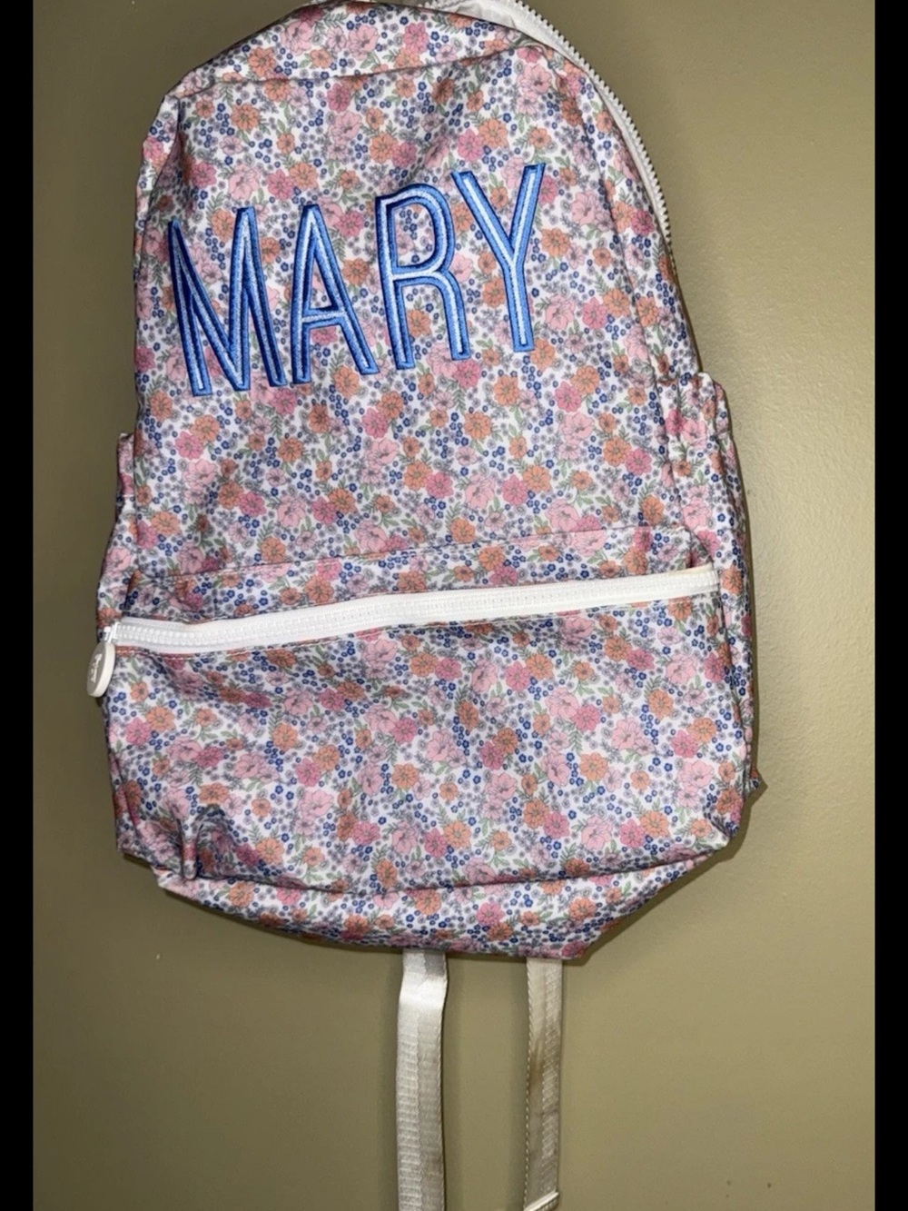 TRVL Design Backpacker In Garden Floral MARY Monogram